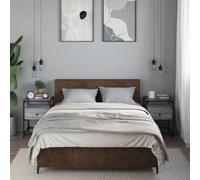 BOWEKAM Tavoli-Comodini-Comodini 2 pz Gery Sonoma 40x40x55 cm Legno Ingegnerizzato