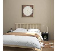 BOWEKAM Tavoli-Comodini-Comodini 2 pz Grigio 35.5x33.5x41.5 cm Legno di pino massello