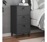 BOWEKAM Tavoli-Comodini-Comodino VIKEN Grigio Antracite Legno Ingegnerizzato