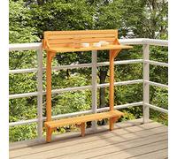 BOWEKAM Tavoli-Cucina & Sala da Pranzo-Balcone Bar Tavolo 90x37x122,5 cm Legno di Acacia Massello
