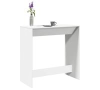 BOWEKAM Tavoli-Cucina & Sala da Pranzo-Tavolo Bar Bianco 102x50x103,5 cm Legno Ingegnerizzato
