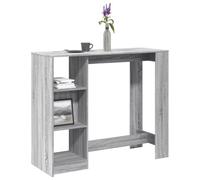 BOWEKAM Tavoli-Cucina & Sala da Pranzo-Tavolo Bar con Ripiano Grigio Sonoma 124x46x103,5 cm Legno Ingegnerizzato