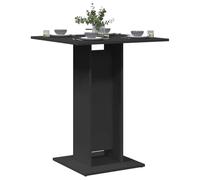 BOWEKAM Tavoli-Cucina & Sala da Pranzo-Tavolo Bistro Nero 60x60x75 cm Legno Ingegnerizzato