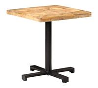 BOWEKAM Tavoli-Cucina & Sala da Pranzo-Tavolo Bistro Quadrato 70x70x75 cm Legno di mango grezzo