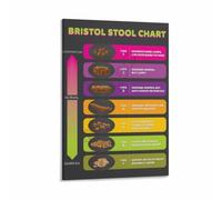 Bowel Movement Chart Poster Medical Classroom Decor Print | Digestive Wellness Reference Poster For Health Office Decor Art(Magnetic,12x18inch(30x45cm))