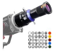 Bowens Mount Snoot ottico per luce a pannocchia Aputure, proiettore fotografico snoot conico, compatibile con Aputure Amaran 150/300c, 600x Pro, Godox SL60 ecc., 5 filtri colorati, 31 Gobos