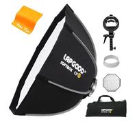 Bowens Mount Softbox 60 cm Handheld Quick Set-up, S-Type Bracket Compatibile con Godox Canon Sony Fuji YongNuo Flash