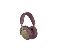 Bowers & Wilkins PX8 - Cuffie over-ear wireless con cancellazione del rumore, Bluetooth 5.2 e ricarica rapida, 30 ore di riproduzione ad alta risoluzione e microfono integrato, colore: Royal Burgundy