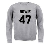 Bowie 47 - Bambini Felpa/Maglione - David Musica 1947 Love Musicista Cantante