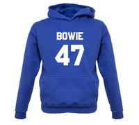 Bowie 47 - Bambini Felpa/Maglione - David Musica 1947 Love Musicista Cantante