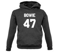 Bowie 47 - Bambini Felpa/Maglione - David Musica 1947 Love Musicista Cantante