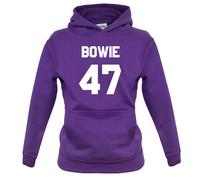 Bowie 47 - Bambini Felpa/Maglione - David Musica 1947 Love Musicista Cantante