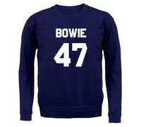 Bowie 47 - Bambini Felpa/Maglione - David Musica 1947 Love Musicista Cantante