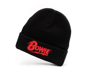 BOWIE David Beanie Unisex Men Donne Black Band Maglia Band CD Cappello Taglia Unica