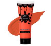 Bowitzki Pittura per viso e corpo, 60 ml, effetto speciale per adulti e bambini, per Halloween, Natale, feste, cosplay, 60 ml, colore (arancione)
