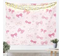 Bowknot Arazzi S Dimensione Sognante Bella Cravatta Fiore Amore Pattern Coperta da Parete per Camera Da Letto Dipinto A Mano Stile Appeso Arte per Bambini