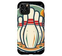 Bowler stile retrò per il bowling a nove birilli Custodia per iPhone 11 Pro