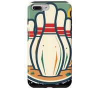 Bowler stile retrò per il bowling a nove birilli Custodia per iPhone 7 Plus/8 Plus