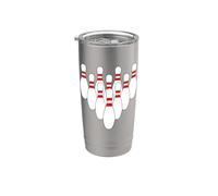 Bowling, 10 birilli Bicchiere termico in acciaio inox doppia parete