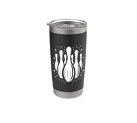 Bowling a dieci birilli Bicchiere termico in acciaio inox doppia parete