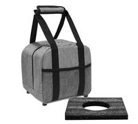 Bowling Ball Carrier - Professional Tote Bag with Protective Cushion Insert, Reinforced Zipper Closure, Extra Pocket Organizer, Comfortable Grip Handle, Stylish Sturdy Construction for Men Women