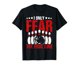 Bowling Ball Temo Solo la Linea fallo Giocatore di Bowling Maglietta