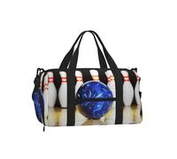 Bowling,Borsa sportiva a tracolla, borsone sportivo, borsa da viaggio di grande capacità per uomo e donna