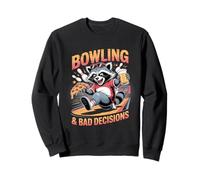 Bowling e Decisioni sbagliate Pizza Birra Procione Felpa