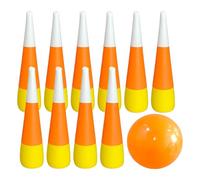 Bowling gonfiabile, set da bowling gonfiabile, giochi da bowling, per interni ed esterni, giochi per bambini, giochi da bowling con pin per il cortile sportivo