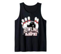 Bowling Is Life - Palla e spilli Divertente Bowler Canotta