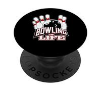 Bowling Is Life - Palla e spilli Divertente Bowler PopSockets PopGrip Adesivo