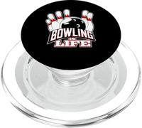 Bowling Is Life - Palla e spilli Divertente Bowler PopSockets PopGrip per MagSafe