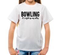 Bowling It's Destro Up My Vicolo - T-Shirt - Dieci Perno 10 Ciotola Sfera