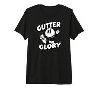 Bowling League Gutter Glory Retro Bowler Maglietta Premium