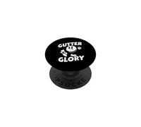 Bowling League Gutter Glory Retro Bowler PopSockets PopGrip Adesivo