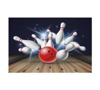 Bowling Legno Puzzle 1000 Pezzi,Per Adulti E Giovani,Challenge,Puzzle 3d Impossibili, Stampa Di Alta Qualità Regalo (75×50cm)