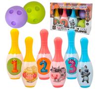 Bowling per bambini Animali e numeri - Woopie