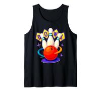 Bowling Pins Palla Sport Lover Team Bowler Giocatore Canotta