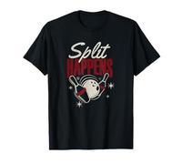 Bowling Pun T Shirt Funny Split Happens Maglietta
