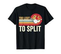 Bowling Retro Too Legit To Split - Bombetta Divertente per Donne e Bambini Maglietta