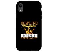Bowling scatenato la mia personalità divisa Divertenti Bowling Bowling Custodia per iPhone XR