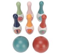 Bowling-Set fÃ¼r Kinder mit Dinosaurier-Muster und Farberkennung