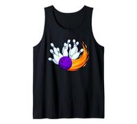 Bowling Strike Pins Sport Lover Team Bowler Player Canotta