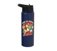 Bowling | This Is How I Roll, Uomini Donne Bambini | Divertente bombetta Stainless Steel Insulated Water Bottle