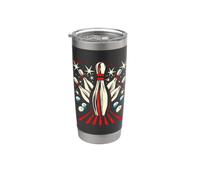 Bowling Vintage Look Bicchiere termico in acciaio inox doppia parete
