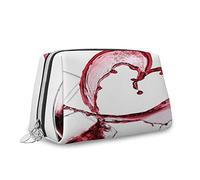 Bowling Winning, trousse per cosmetici, festa di bowling, organizer in pelle, borsa da trucco riutilizzabile, marrone, rosso, bianco, M, Rosso: 9., Taglia unica, Beauty Case