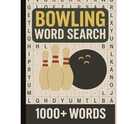 Bowling Word Search: 8.5" x 11" Word Search Book | 80 Bowling Puzzles | 1000+ Lane & Scoring Terms for All Ages