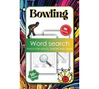 Bowling Word Search Book: 55 Easy to Read, Fun Puzzles Featuring Bowling Terms, Accessories, and Alley Lingo, Gift, Vacation, Travel, down time and waiting.