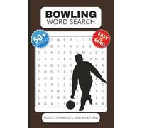 Bowling Word Search Book: Word Searches with Easy to Read Print about Bowling, Bowling Alley, Bowlers and More, 6x9 inches, 110 pages, 50+ Puzzles, Gifts for Vacations, Holidays and Free Times.
