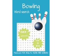 Bowling Word Search Puzzle Book: Word Searches with Easy to Read Print about Bowling | 6x9 inches, 110 pages | 50+ puzzles ... Gift for Vacations, Holidays and Free Times